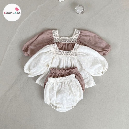쿠잉키즈-BABY - H베리블라우스set 아기봄옷 여자아기옷 6개월아기옷